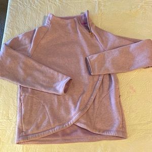 Athleta Girl Cross Bottom Sweater. EUC. Warm and cozy. Fits like adult XS